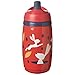 Tommee Tippee Superstar Isolierte Sportee-Trinkflasche, 100% Auslauf- und Schüttelsichere INTELLIVALVE-Technologie, Antibakterielle BACSHIELD-Technologie, 12 M.+, 266 ml, 1 Stk, Rot