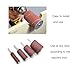 HANPINYUAN 20 Packs Sanding Drum Kit and Sleeves Set for Drill or Drill Press,2”Long Sanding Drums and 1/4”Shank,60, 80,120 and 240 Grit
