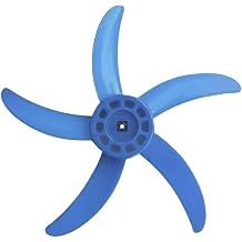 5 Blade Floor Fan Replacement Parts 20 Inch ABS Plastic Diameter 500mm with 8mm Center Hole for Stand and Table Fans Quiet Airflow