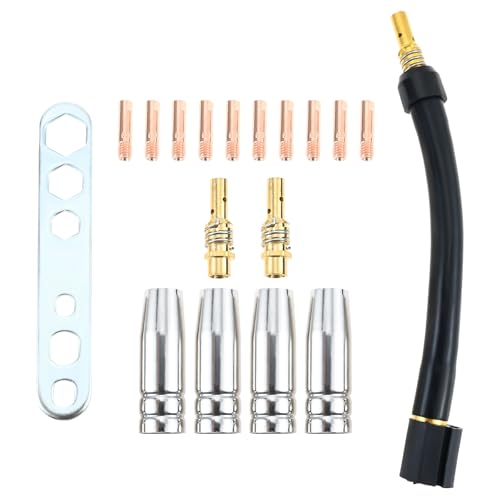 360 Flexible Mig Extension 035Inch 0.9mm M6 Nozzle Holder Diffuser