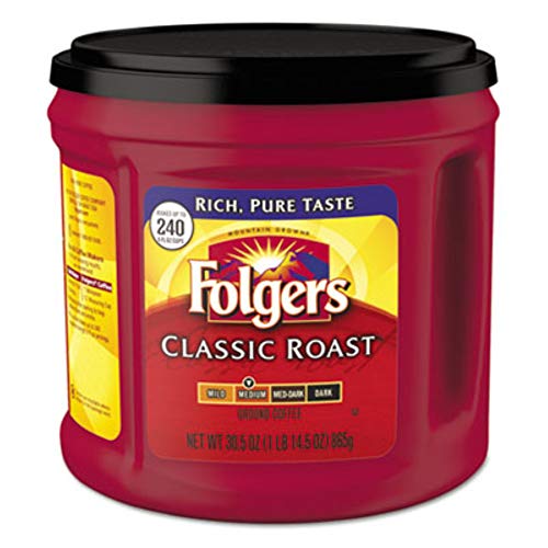 Image of Folgers Classic Roast Coffee, 30.5-Oz Can