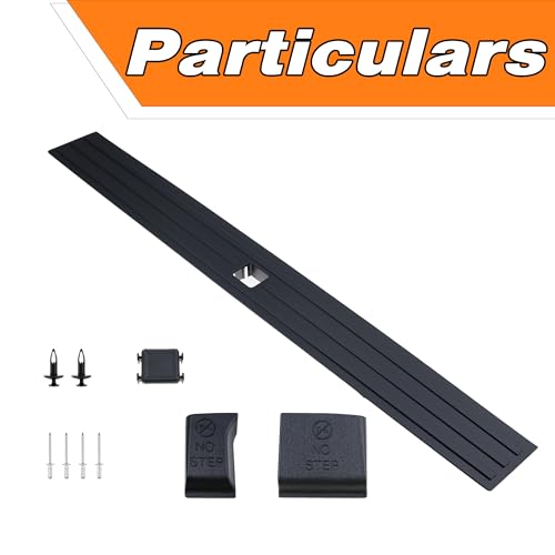 LEVANLIGHTING Tailgate Molding Trim Flex Step Cap Top Trim Protector Cover w/Release Button Compatible with 2015-2020 Ford F-150, Replace# FL3Z9940602B FL3Z-9940602-B FO1904135 by LEVANLIGHTING - Image 3