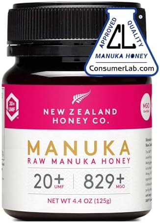 New Zealand Honey Co. UMF 20+ Raw Manuka Honey Jar
