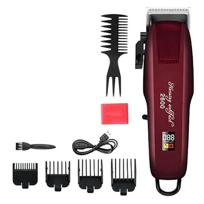 DAXXIN Hair Clippers, Adjustable Hair Clipper Professional Barber Hair Trimmer for Men Electric Beard Hair Cutting Machine Rechargeable