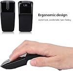 Arc Mouse Bluetooth Foldable USB Wireless Folding Mice,Portable Mouse,Arc Mouse Touch Thin Portable Folding Optical Mouse Receiver