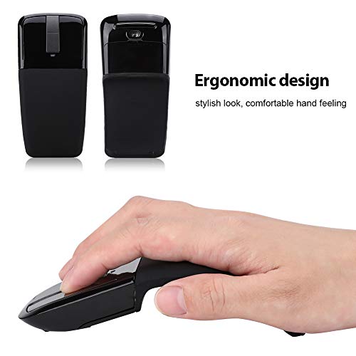 Image of SUNGOOYUE Wireless Mouse, Folding Mouse with Receiver 1600DPI 2.4Ghz Portable USB Wireless Mouse for Laptop PC