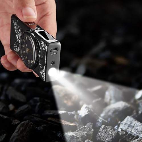 Encendedor eléctrico recargable dual arco HUZHUAN miniatura 4