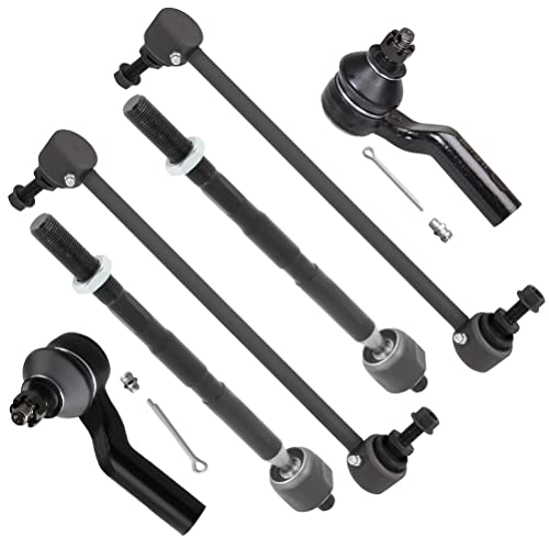 SCITOO 6pcs Front Suspension Kit Inner Outer Tie Rod End Sway Bar End Link 2013-2014 for Ford C-Max 2013-2015 for Ford Escape 2012-2014 for Ford Focus 2014 for Ford Transit Connect