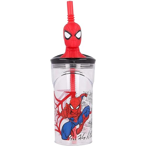Cartoon Spiderman Trinkbecher mit 3D-Figur