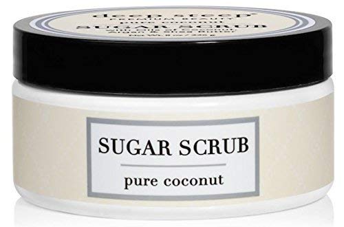 Deep Steep Coconut Oil Sugar Scrub, Pure, 8 Fluid Ounce