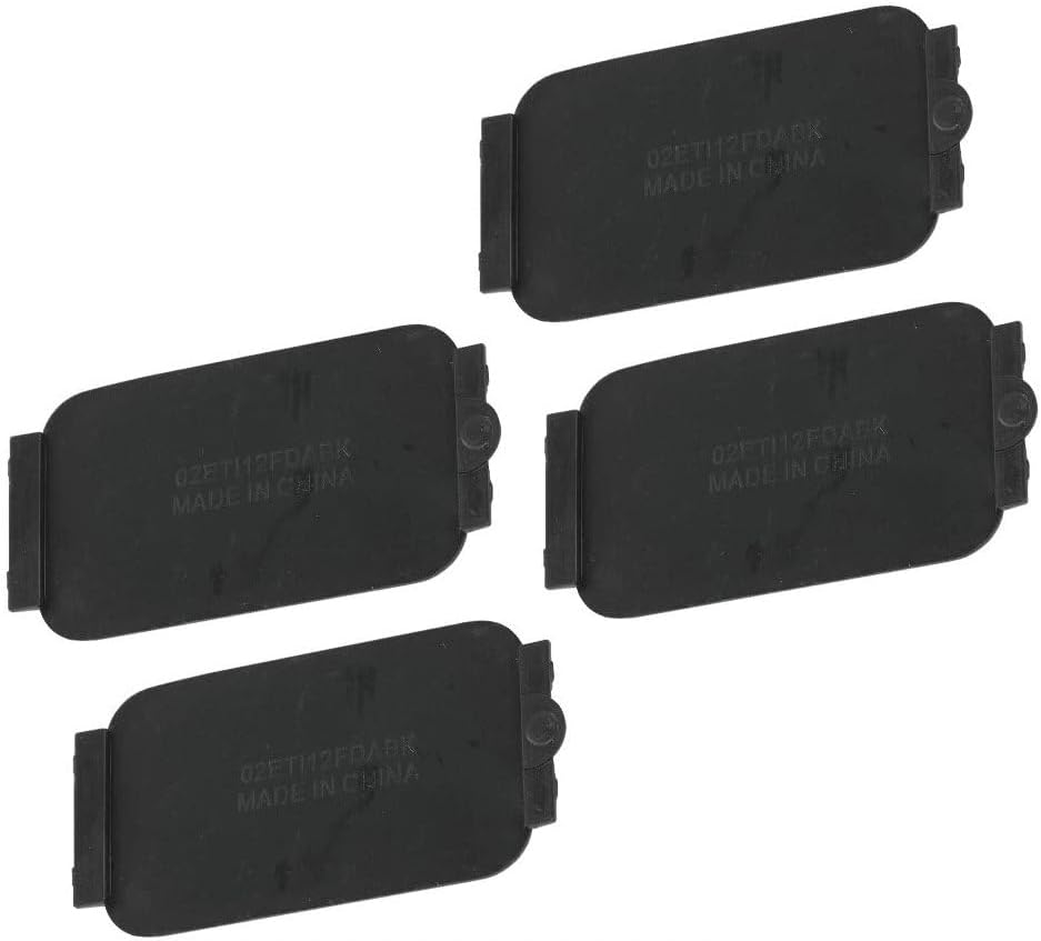 4Pcs Compatible for Ford F150 F250 F350 Factory Truck Bed Rail Cap Bedrail Insert Plug Box Stake Pocket Cover Replace 2015 2016 2017 2018 2019 2020-2023