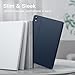 JETech Case for Samsung Galaxy Tab S11 with S Pen Holder, Slim Folio Stand Protective Tablet Cover, Multi-Angle Viewing, Auto Sleep/Wake (Navy)