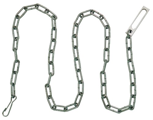 Peerless Handcuff Company Security Plated Chain with Oversize Pass-Through Link and Heavy Duty Snap at Either End (60-Inch)