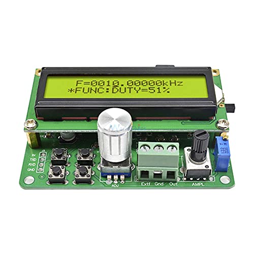 DDS Function Signal Generator Module LCD Display Sawtooth Triangle Wave Sine Square Sawtooth Wave with 50MHz Frequency FYE050