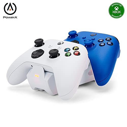 PowerA Duo Charging Station for Xbox Series X|S - White, Wireless Controller Charging, Rechargeable Battery by PowerA - Used condition - US$18.04