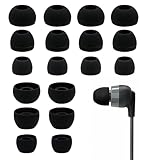 9 Pairs Silicone Earbuds Tips Earphone Replacement Earbud for In-Ear Headphones Noise Isolation Cover Caps 3 Different Size (S/M/L), for 4.5mm to 6mm Diameter Earphones