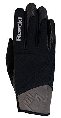 Gants de cavalier d'hiver Wien noirs taille 8 parfaits pour le froid