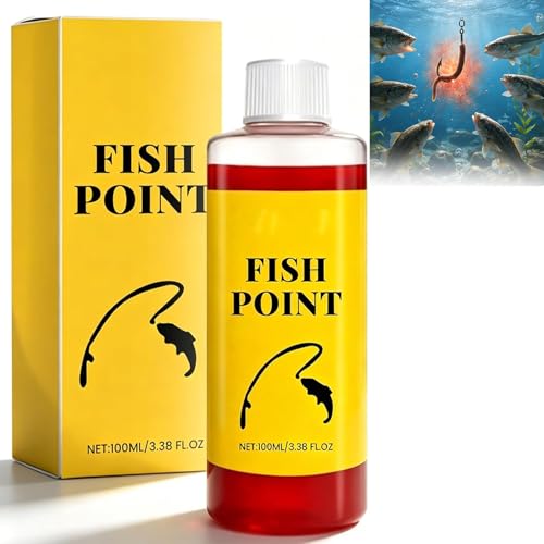 Manutox Concentrated Fish Attractant Liquid, 100ml Fish Attractant Liquid for Trout, Panfish and More, Panfish and More, Enhances Scent & Improves Biteresponse (1PCS)