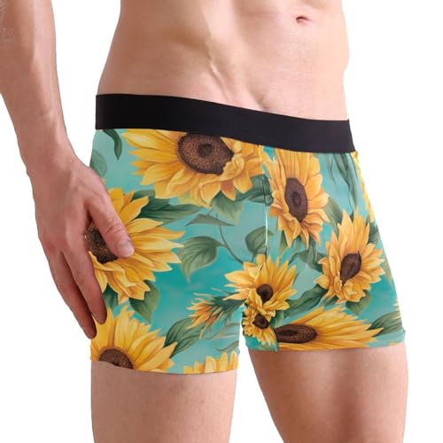 Sunflower Flower Men's Boxer Briefs S 202a37924
