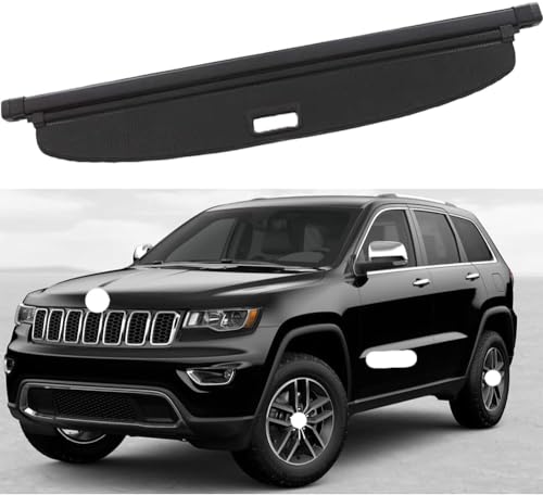 EXOTUF Versenkbare Laderaumabdeckung für Jeep Cherokee 2019, Versenkbarer Kofferraum Versenkbares Laderaumzubehör