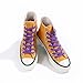 VSUDO 35 Inch Flat Purple Shoe Laces for Sneakers, Shoelaces for Sneakers, Replacements Shoe Strings for Women or Men (2 Pairs-Purple-90CM)