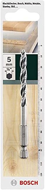 Bosch 2609255149 5 mm Diameter Hex Shank Wood Drill Bit