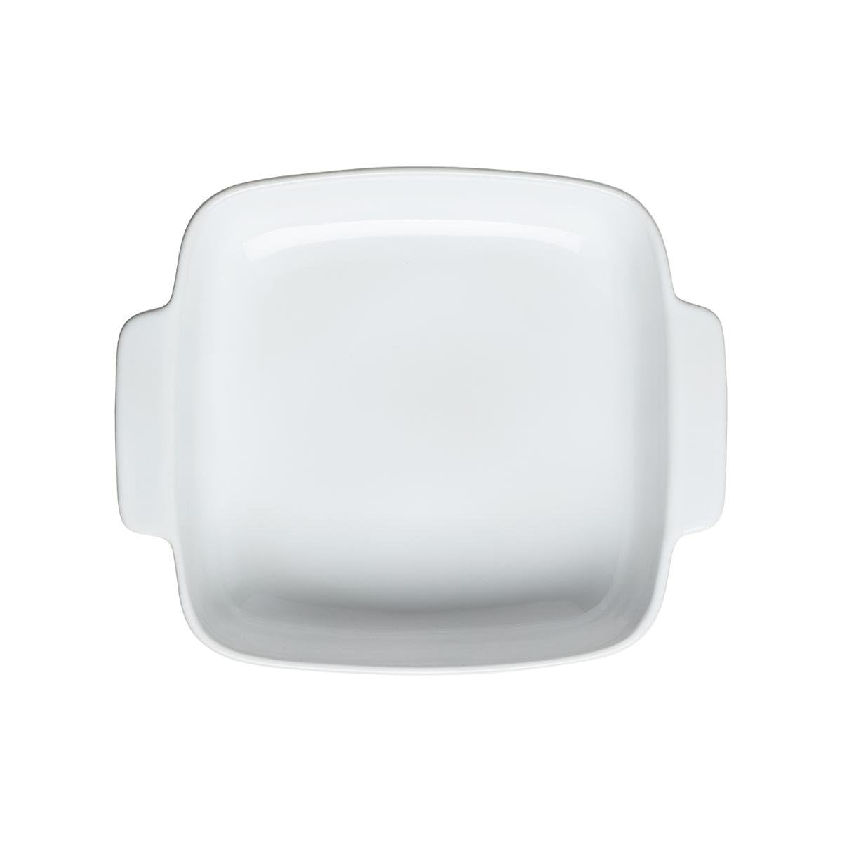 Pyrex 8013109 Signature 22 x 22 cm białe ceramiczne kwadratowe naczynie do piekarnika, białe