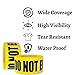 SINGHAL Do Not Enter Tape 3 Inch Wide X 1000 Ft Caution Tape roll, Bright Yellow with Bold Black Print, Maximum Readability, Tear Resistant Design, High Visibility