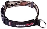 EzyDog Checkmate Hundehalsband - Halsband Hund - Zugstopp Halsband für Hunde - Zughalsband für hunde - Trainings und Dressurhalsband. Schlupfhalsband für Große, Mittlere und Kleine Hund (S, Camo)