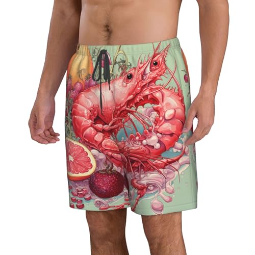 Men's Swim Trunks Pomegranates and Fruits Quick Dry Board Shorts Mens Bathing Suit Beach Swimwear with Pockets4