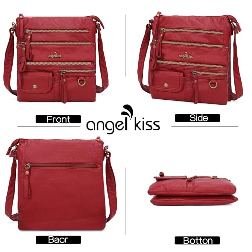 Image of Angel Kiss Small Shoulder Bag for Women Crossbody Purses and Handbags Multi Pockets Hobo Bags