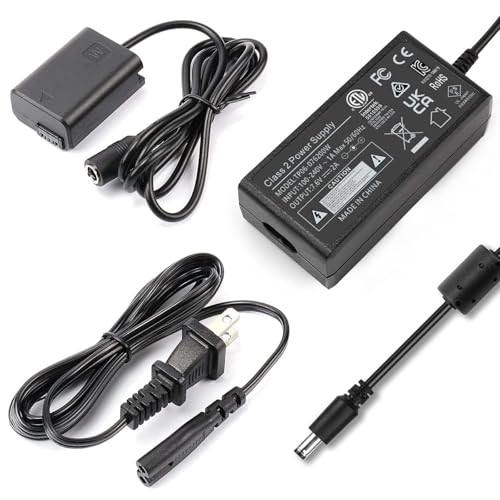 F1TP AC PW20 AC Power Supply Adapter NP-FW50 Dummy Battery Coupler kit for So...