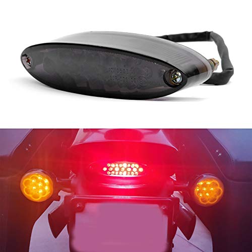 12V 28 Led Motorcycle Brake Stop Running Tail Light License Plate Lights Compatible With Cruiser Bike Motorcycle Atv Banshee Warrior Yfz Wr Xt #TOP1