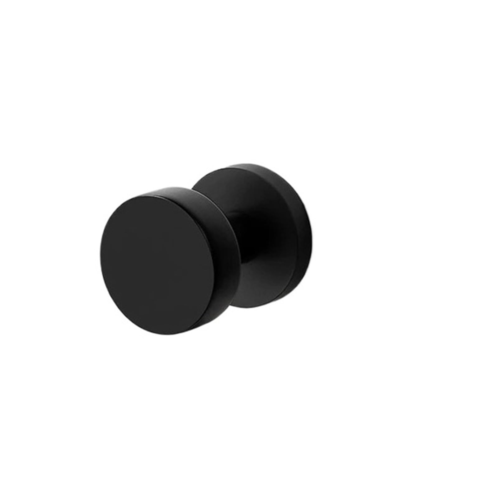 Serrure de porte invisible à poignée ronde pour ouverture simple côté GL-Black