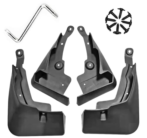 Image of Mud Flaps Mud Guards Fit for 2019-2022 Toyota RAV4 2WD with Pedal, Front & Rear Mud Splash Guards Accessories - 4 Pc, Black