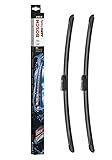Extrem geräuscharmes Wischen Bosch Scheibenwischer Aerotwin A051S, Länge: 530mm/530mm – Set für Frontscheibe
