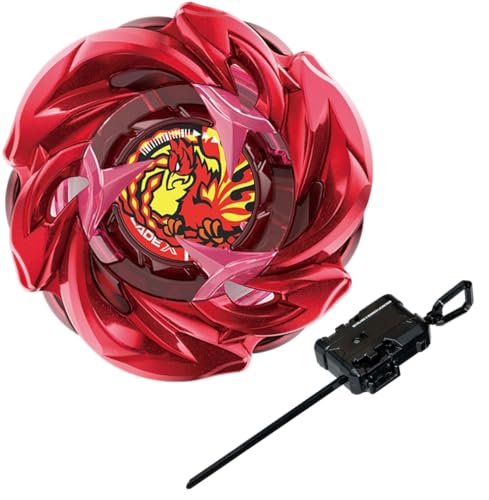 Image of Battlekid Bey-BladeX UX-07 Phoenix Rudder Set 9-70G + Powerfull Winder Launcher