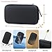 Elonbo Carrying Case for KAVOYI/TEBIYOU/Beico 32 Bit Handheld Games, Portable Arcade Gaming Player Travel Storage Cover, Electronic Video Games Toy Organizer Holder Bag, Black+Inside Orange
