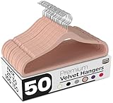 Utopia Home Appendini in velluto - grucce appendiabiti, appendini armadio per camicie, gia...