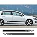 Adesivi per auto Porta Laterale Gonna Wrap Racing Decalcomanie, per Volkswagen VW Golf 4 5 6 7 MK3 MK4 MK5 MK6