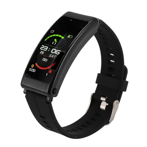 Smart Watch Fitness Tracker with Bluetooth Earphone, HD Touch Screen, 7 Days Standby, Running Hiking Modes, Sleep Tracker for iOS Android, for Daily Tasks