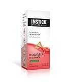 INSTICK | Zuckerfreies Instant-Getränk - Geschmack Rhabarber | 12-er Packung für 12 x 1,5 L | Getränkepulver - vegan, kalorienarm, mit Vitamin C, aromatisiert