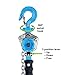Tractel Lever Chain Hoist | 1/4 Ton (500 lbs) Capacity | 5 ft Lift & Pull Length | Professional Grade Ratchet Puller with ANSI B30.21 & OSHA Industrial Standards | bravo 19959