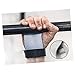 BESPORTBLE 3pairs Leather Palm Protector Gloves Gymnastics Training Gloves Weight Lifting Grip s Grey