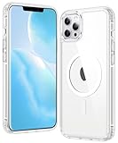 FNTCASE for iPhone 11 Pro Case: Magnetic Slim Anti-Yellowing Clear Case | Military Grade Protective & Shockproof Drop Protection Thin Transparent Crystal Phone Cover (A-Clear)