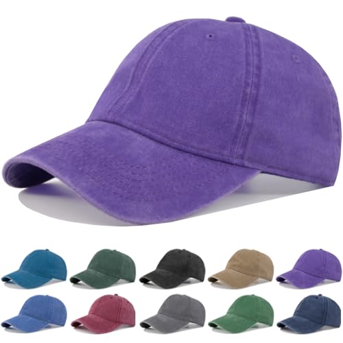 Image of Oversized XL XXL Vintage Washed Baseball Dad Hat Men Women Extra Large Big Head Ball Cap