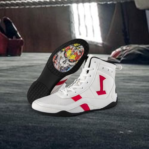 Chaussures de boxe hommes baskets d'entraînement de musculation stables - 5