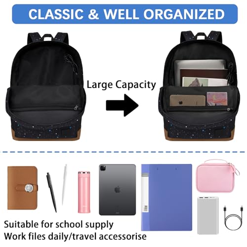 Image of Goloni Backpack for Men Women,Travel Laptop Backpack, Water Resistant 17.3 Inch USB Charging Backpack, Large Capacity Work Commute Bag