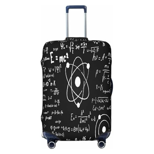Blackboard Scientific Formulas Luggage Cover for Suitcase, Suitcase Cover Protector Fit 18-21 Inch Luggage Travel Accessories, S