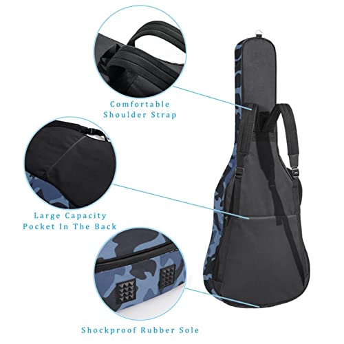 Étui de protection rembourré pour guitare classique acoustique Motif fleurs blanches Bleu, Multicolore 04, 42.9×16.9×4.7… - Les Beatles, Paul McCartney, John Lennon, RIngo Starr, George Harrison Étui de protection rembourré pour guitare classique acoustique Motif fleurs blanches Bleu, Multicolore 04, 42.9x16.9x4.7… – Image 4